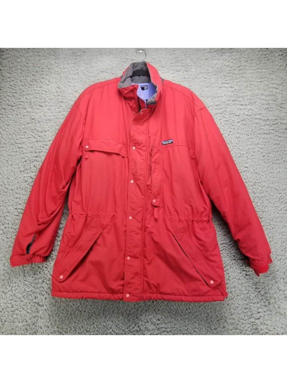 Patagonia Jacket Womens Large Red Anorak Insulated Parka Gorpcore *Read* - Picture 1 of 14